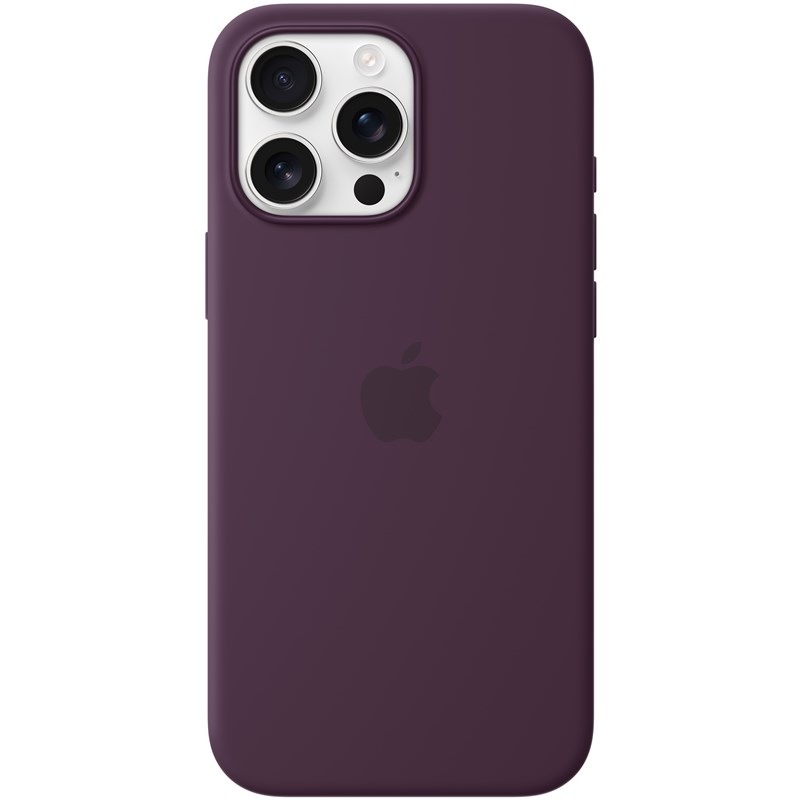 Kryt na mobil Apple iPhone 16 Pro Max Silicone Case s MagSafe - švestkový