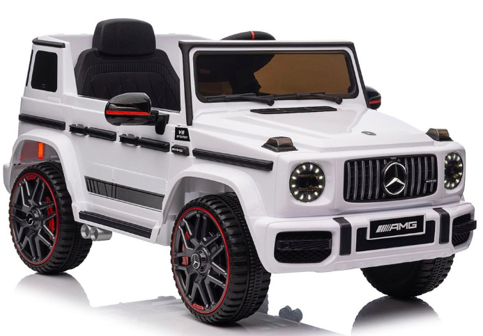 Elektrické auto Beneo Mercedes G, bílé