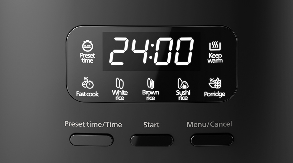 Rýžovar Philips 3000 Series HD3080/80 černý Rýžovar Philips 3000 Series HD3080/80 černý