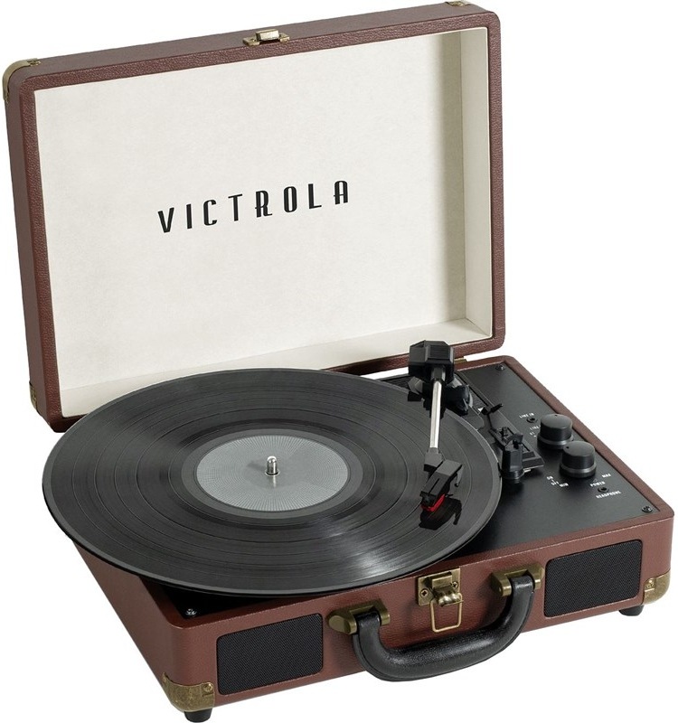 Victrola VSC-400SB-DBR Journey+, tmavě hnědá