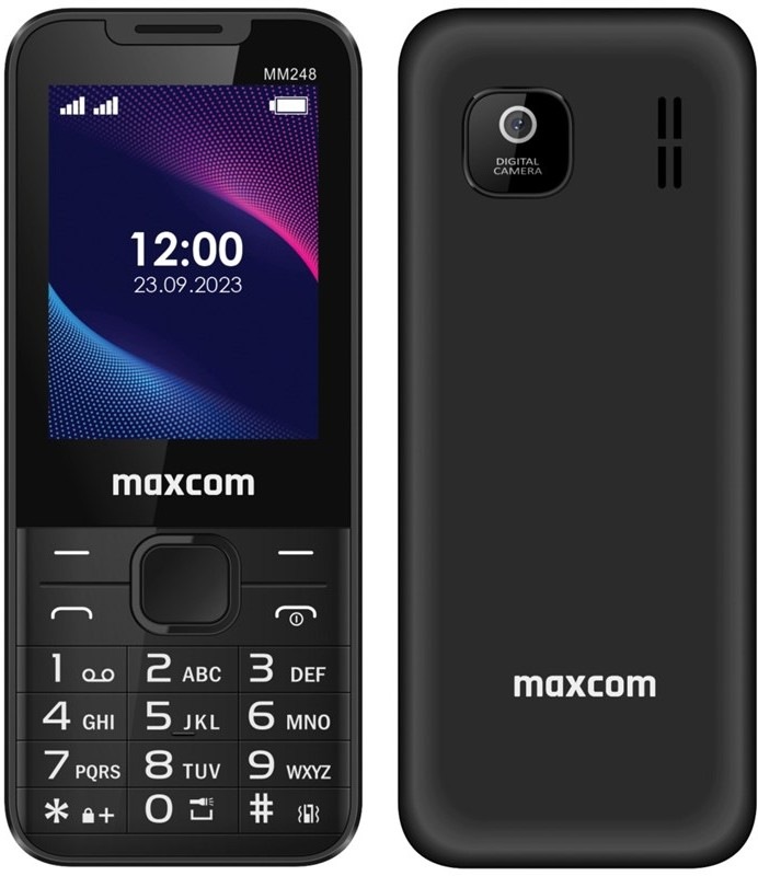 Mobilní telefon MaxCom Classic MM248 - černý