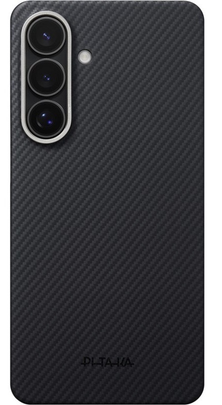 Kryt na mobil Pitaka na Samsung Galaxy S26, černá a šedá barva