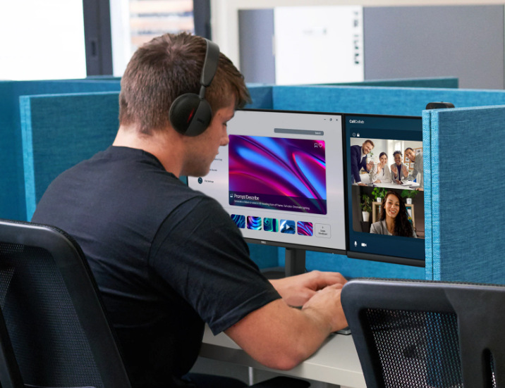 Monitor Dell Pro P2426HEV černý Dell Pro P2426HEV má plně nastavitelný podstavec