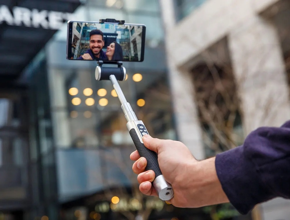 Selfie tyč Pictar Smart Stick bílá Selfie tyč Pictar Smart Stick bílá