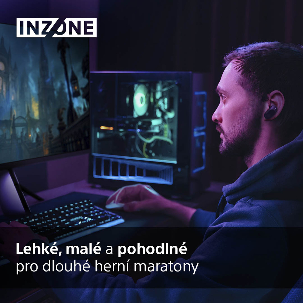 Sluchátka Sony Inzone Buds černá Sony Inzone Buds, černá