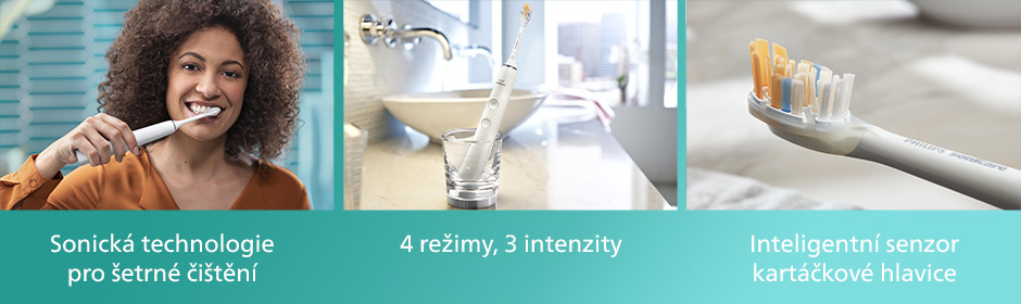 Zubní kartáček Philips Sonicare 9000 DiamondClean HX9911/19 bílý Zubní kartáček Philips Sonicare 9000 DiamondClean HX9911/19 bílý
