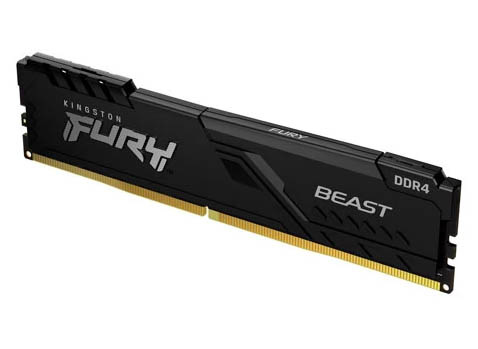 DIMM Kingston FURY Beast Black 16 GB (1× 16 GB) (KF432C16BB1-16)