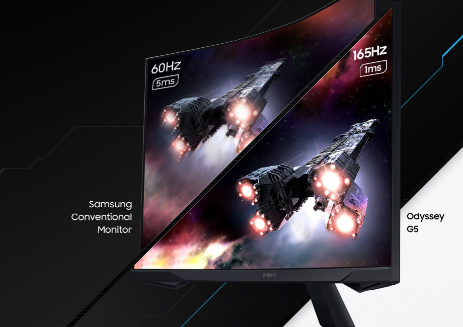 Herní monitor Samsung Odyssey G5 G55C černý Herní monitor Samsung Odyssey G5 G55C černý