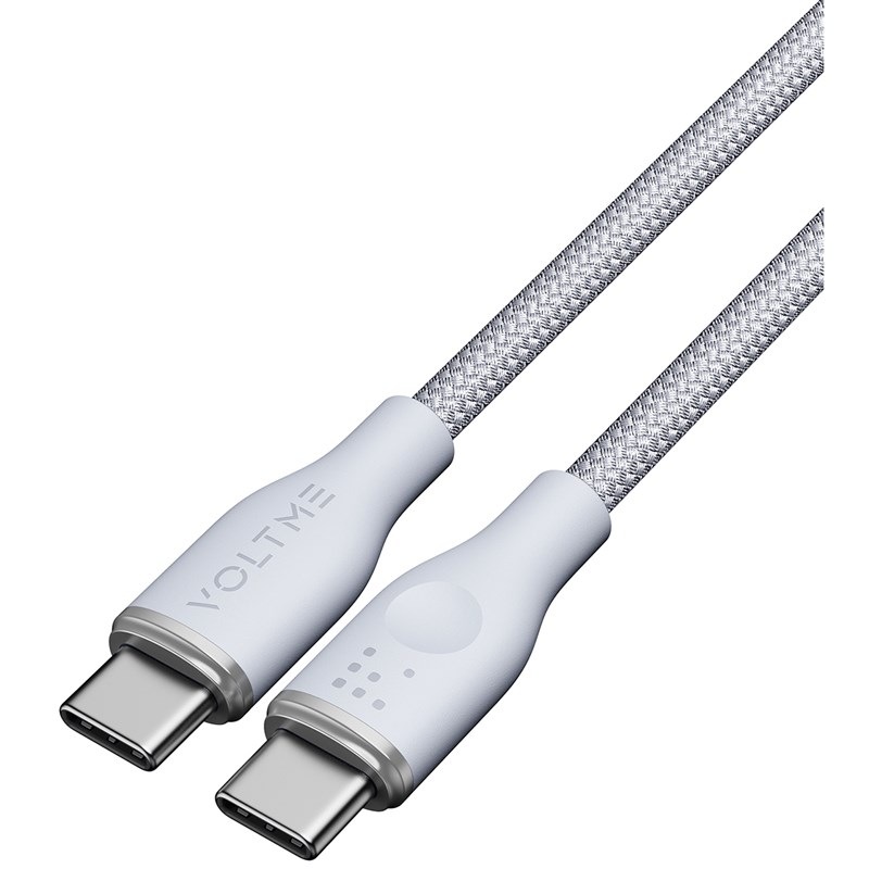 Kabel Voltme Powerlink Rugg Series USB-C/USB-C, CTC 5A/100W 1,8m šedý