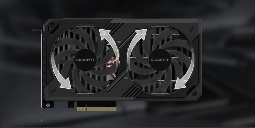 Grafická karta GIGABYTE GeForce RTX 5060 Ti WINDFORCE OC 8G
