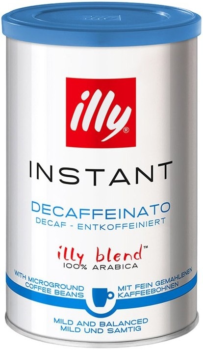 Instatní káva Illy Decaffeinato 95 g s bezkofeinovým složením