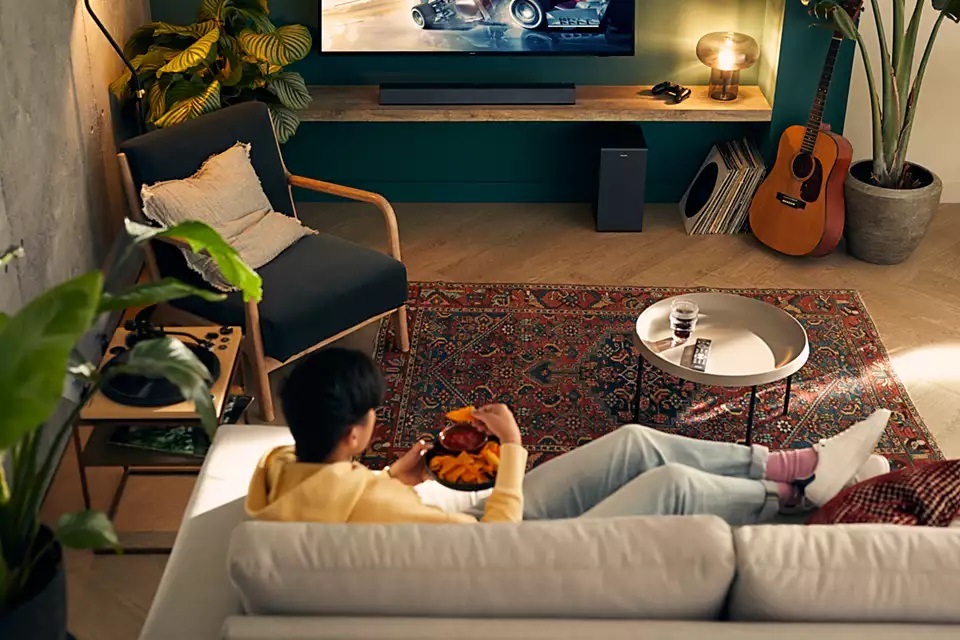 Soundbar Philips TAB7305 černý Soundbar Philips TAB7305 černý