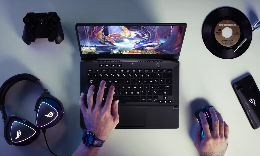 Notebook Asus ROG Zephyrus G14 (GA401QM-AniMe024T) šedý