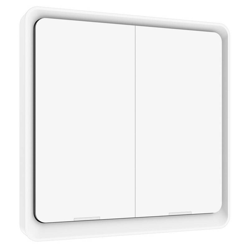 Vypínač IMMAX NEO SMART vypínač 2-tlačítkový Wi-Fi, 230V bílý