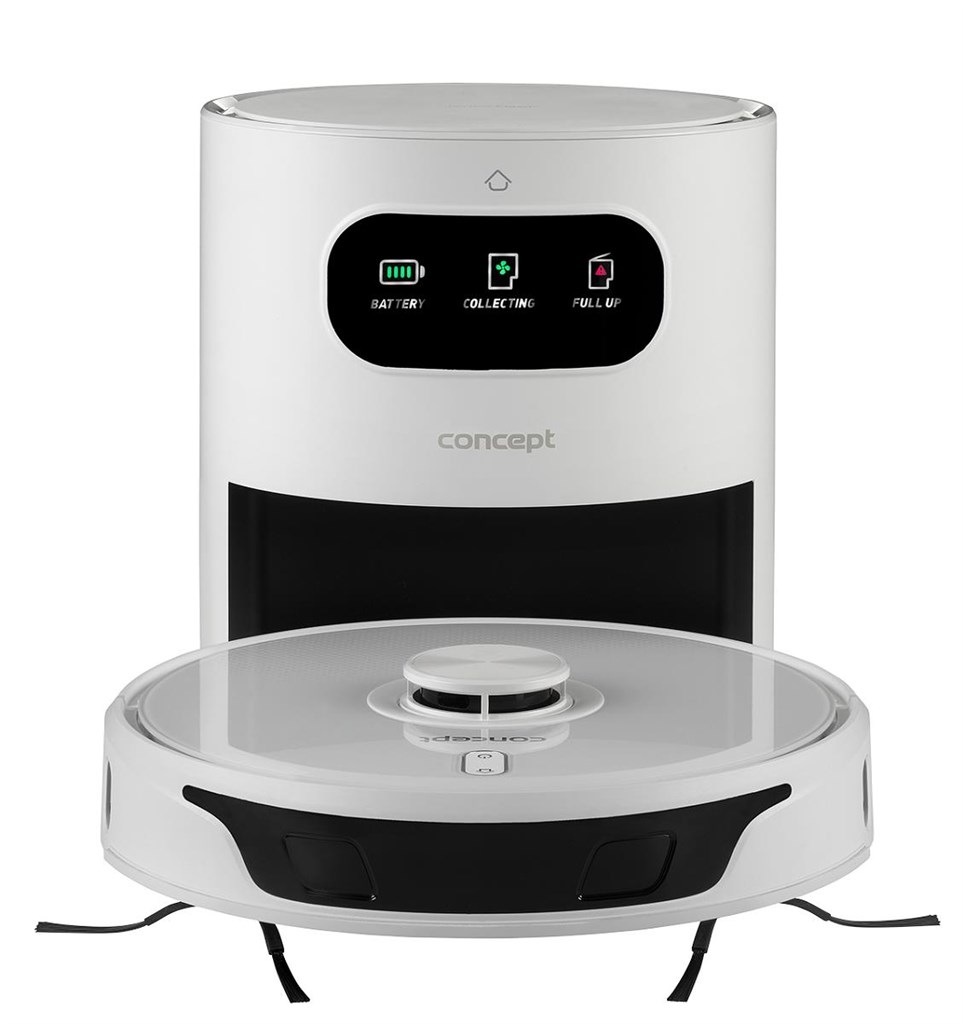 Robotický vysavač Concept VR3450 Perfect Clean Laser 3D, 2 v 1 bílý