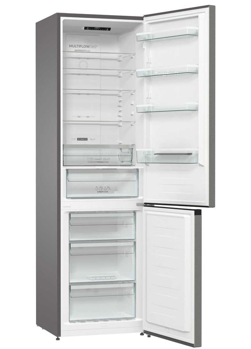 Kombinovaná chladnička Gorenje N62CS2XL4, nerez, Slot-In systém umožní vsunout chladničku do kuchyňského výklenku