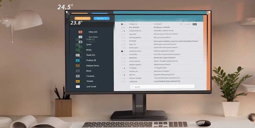 Monitor MSI PRO MP252 E2 černý Monitor MSI PRO MP252 E2 černý