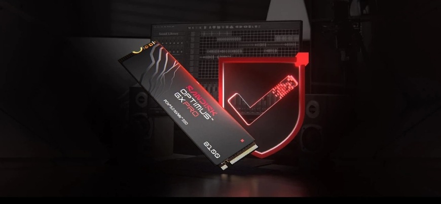 SSD SANDISK Optimus GX PRO 8100 s ikonou zabezpečení dat