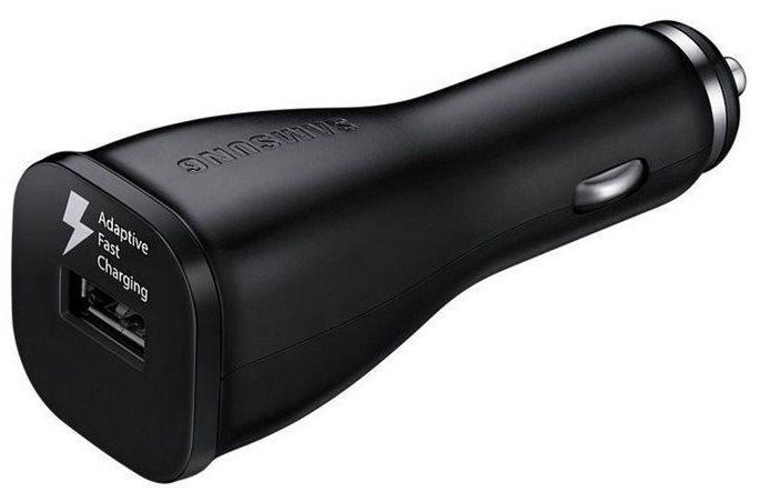 Adaptér do auta Samsung EP-LN915C, 1x USB, 2A, s funkcí rychlonabíjení + USB-C kabel černý