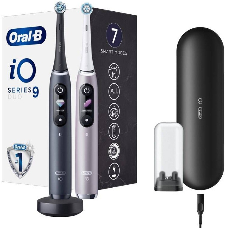 Set zubních kartáčků Oral-B iO9 Series Duo Pack Black