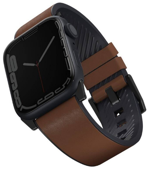 Řemínek Uniq Straden na Apple Watch 45/44/42mm hnědý Uniq Straden