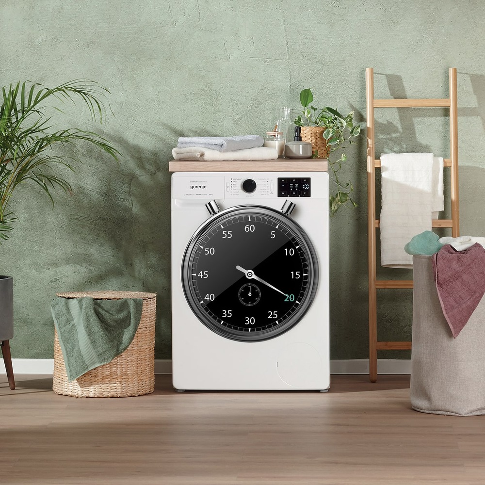 Pračka Gorenje Essential W2NEI62SBS bílá Pračka Gorenje W2NEI62SBS, bílá, Když vás tlačí čas