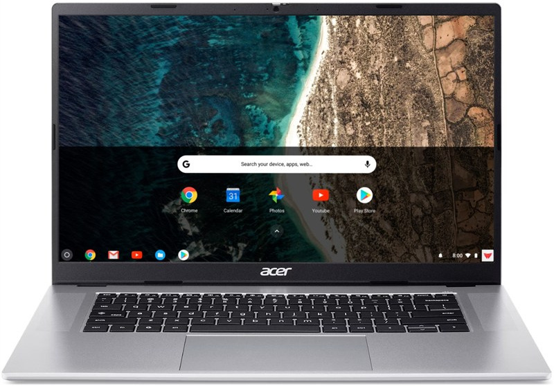 Notebook Acer Chromebook 315, stříbrná barva