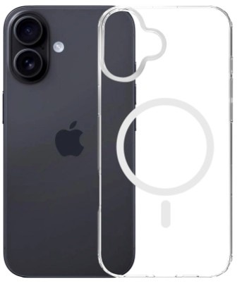 Kryt na mobil 3mk Armor MagCase na Apple iPhone 16 Plus - průhledný