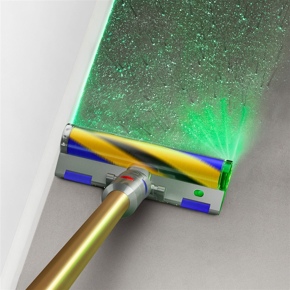 Tyčový vysavač Dyson V12 Detect Slim Absolute Gold zlatý Tyčový vysavač Dyson V12 Detect Slim laserová hubice