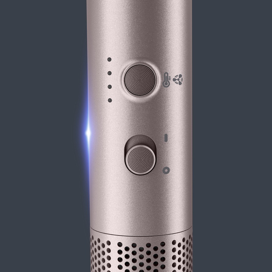 Kulma Rowenta UB9B20E0 Air Nano růžová Horkovzdušný kartáč Rowenta UB9B20E0 Air Nano s ionizační technologií, keramickým povrchem a třemi nastaveními teploty pro hladké a lesklé vlasy.