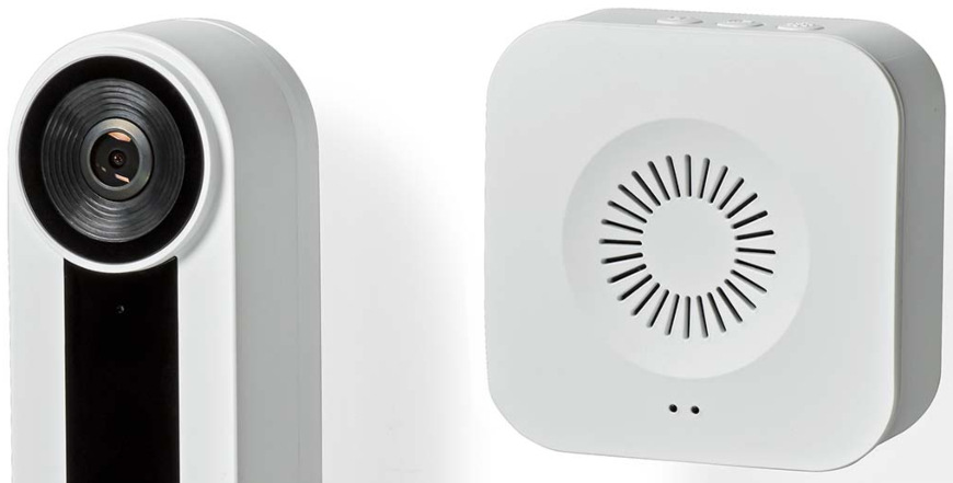 Nedis SmartLife Wi-Fi s kamerou (WIFICDP40CWT), bílá