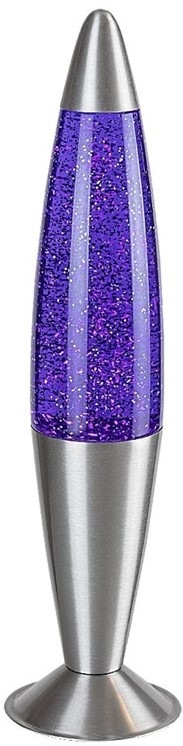 Stolní lampička Rabalux GLITTER2 - stříbrná/fialová