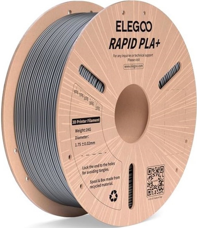 Tisková struna Elegoo Rapid PLA+ 1,75mm - stříbrná
