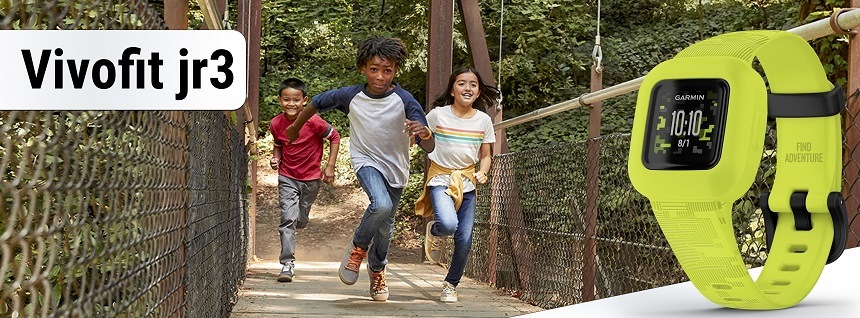 Fitness náramek Garmin vívofit junior3 modrý Garmin vívofit junior3