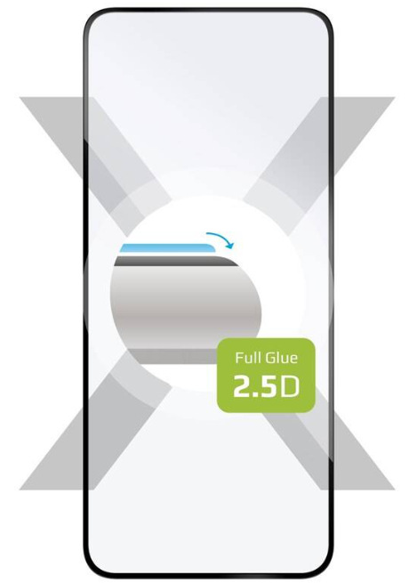 Tvrzené sklo FIXED Full-Cover na Realme 8i černé