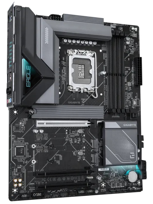 Základní deska GIGABYTE B860 EAGLE WIFI6E Základní deska Gigabyte B860 EAGLE WIFI6E pro Intel, černé provedení s masivním chlazením