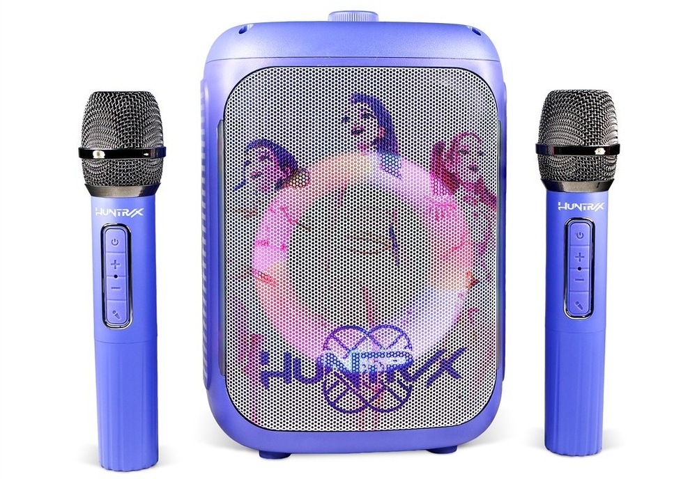 Přenosný reproduktor OTL Technologies K-Pop Demon Hunters Party fialový Přenosný reproduktor OTL má vestavěný akumulátor s kapacitou 3 000 mAh