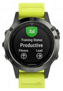 Chytré hodinky Garmin Fenix 5 šedé/žluté