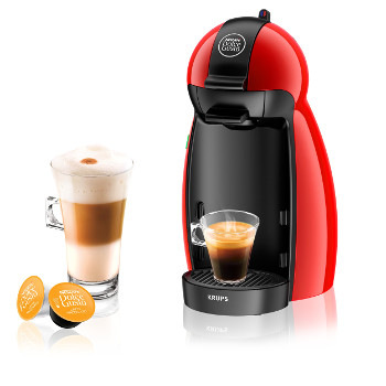 Espresso Krups NESCAFÉ Dolce Gusto Piccolo KP1006 červené