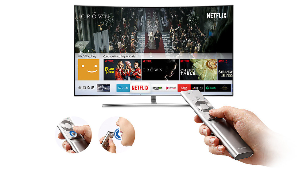 Televize Samsung QE75Q8 stříbrná