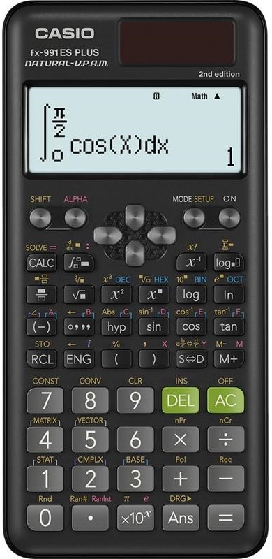 Kalkulačka Casio FX 991 ES PLUS 2E černá