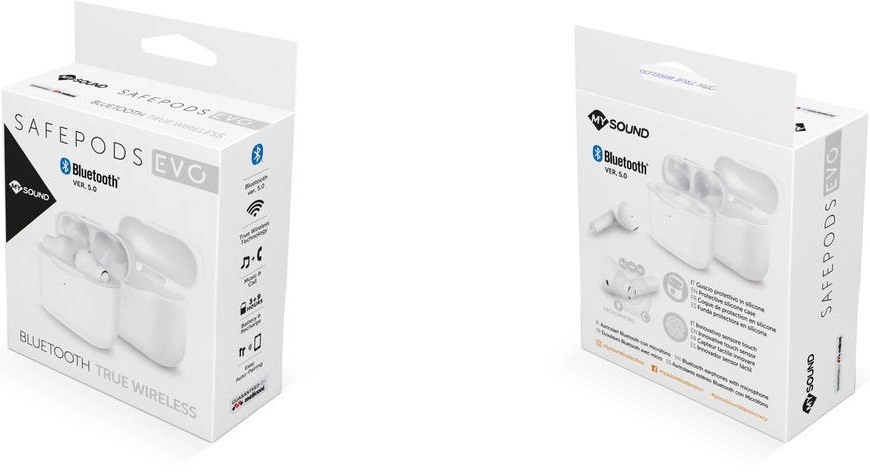 Sluchátka Meliconi Safe Pods Evo bílá Meliconi Safe Pods Evo