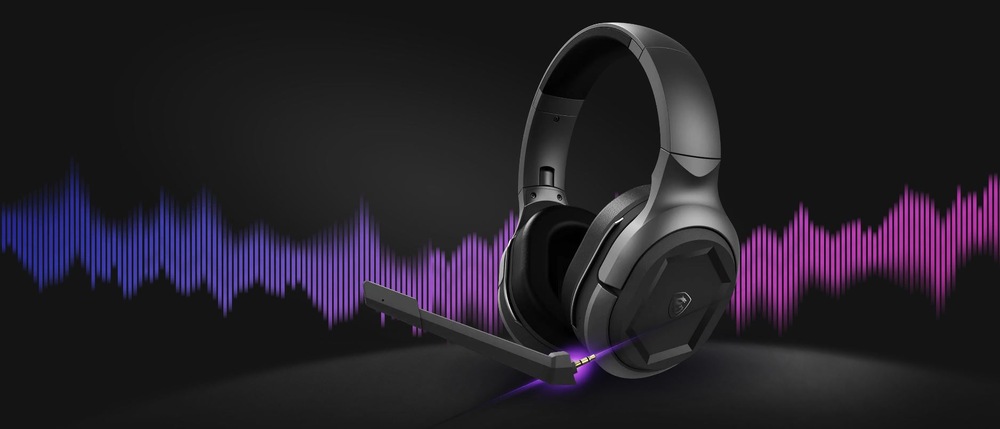 Headset MSI Immerse GH50 Wireless černý MSI IMMERSE GH50 Wireless