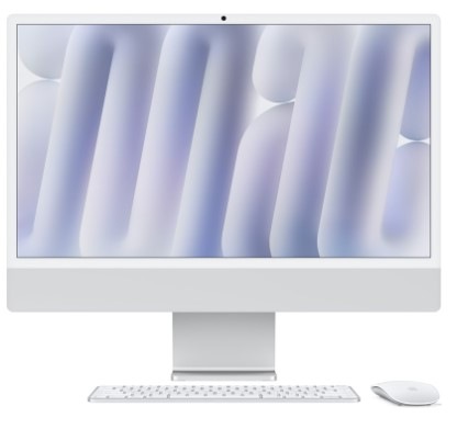 Počítač All In One Apple iMac 24" CTO M4 10× CPU 10× GPU, 16 GB, 2 TB - stříbrný CZ
