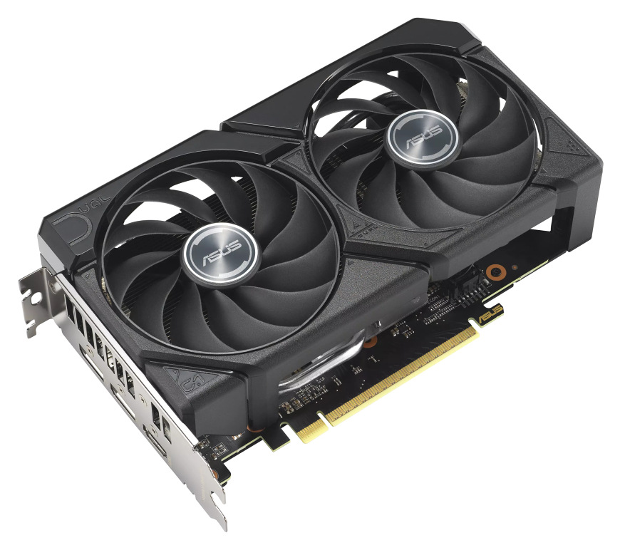 Grafická karta Asus Dual AMD Radeon RX 9060 XT 8GB černá Grafická karta Asus Dual AMD Radeon RX 9060 XT, černé provedení s duálním ventilátorem, 8GB