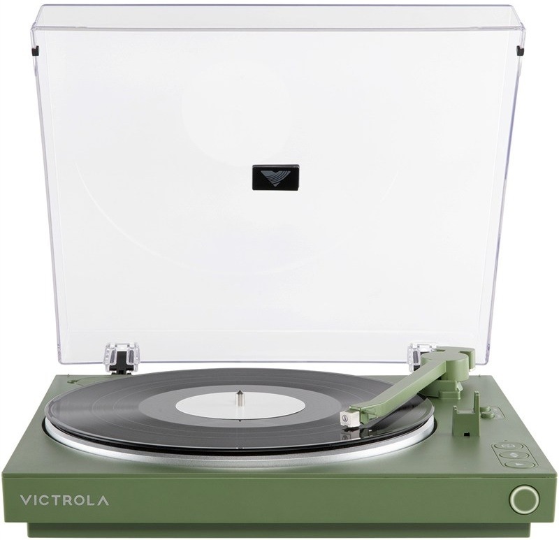 Gramofon Victrola VPT-800-GRN-INT z čelní strany