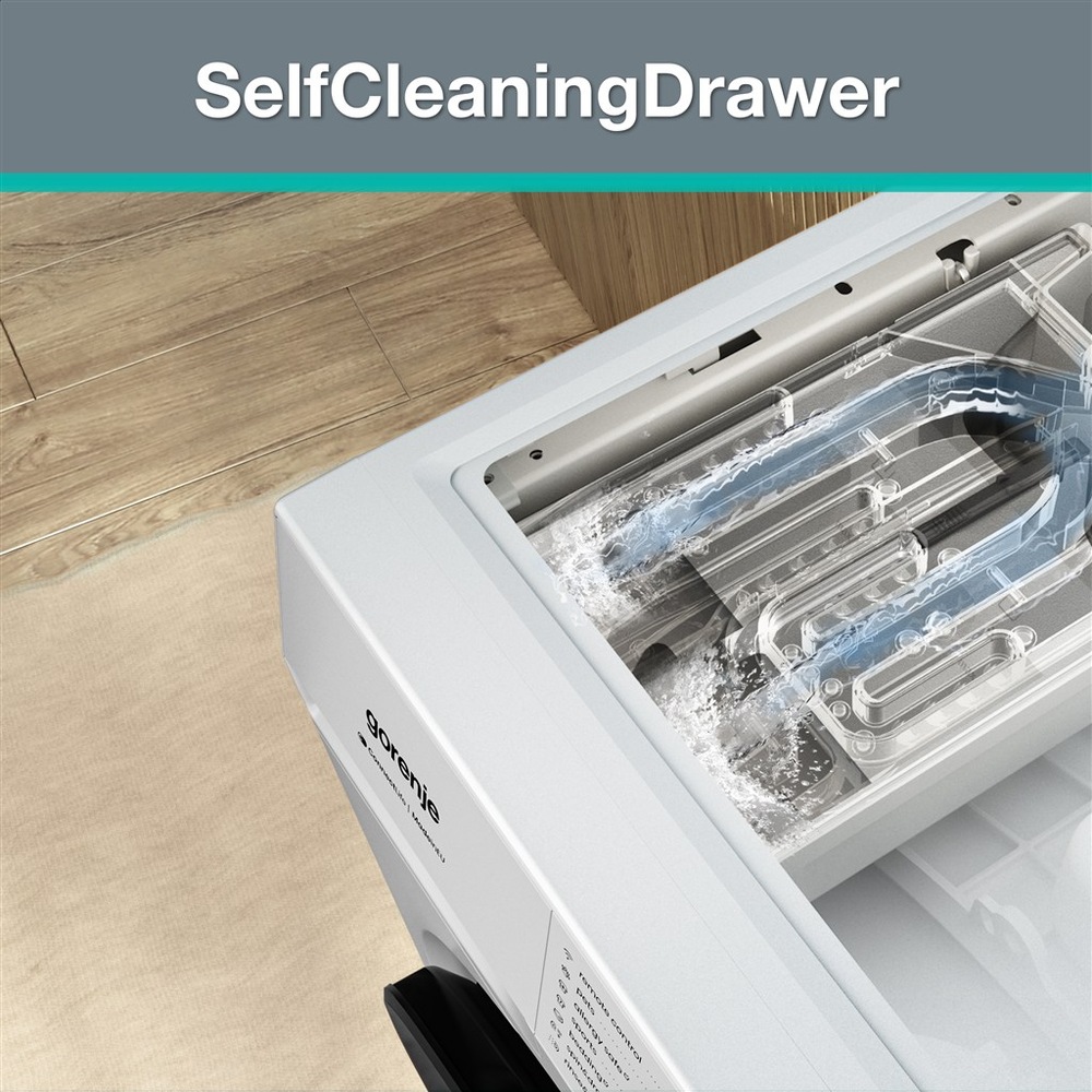 Pračka Gorenje G400 WG474A21 UltraClean bílá Samočistící program pračky Gorenje