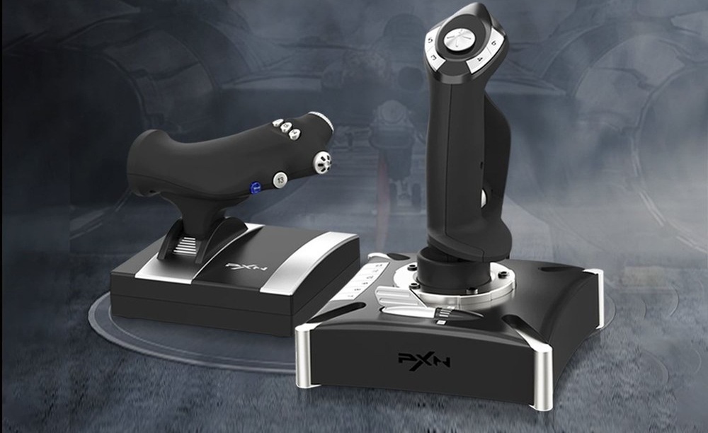 PXN 2119 PRO Flightstick podporuje haptickou odezvu
