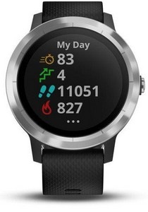 Chytré hodinky Garmin vívoActive3 Optic černé/stříbrné