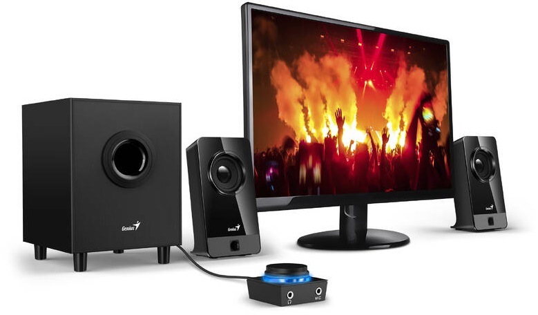 Reproduktory Genius SW-2.1 300X černé Genius SW-2.1 300X